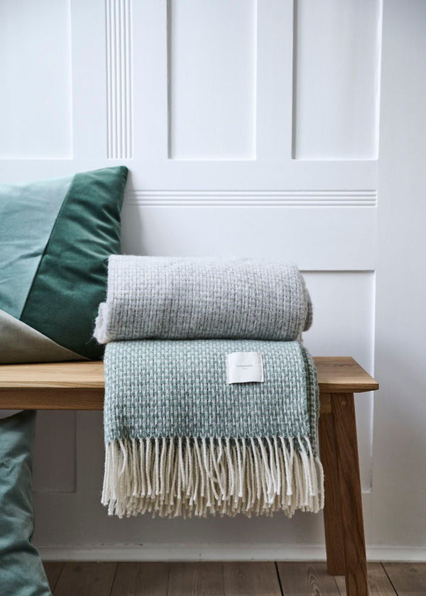 Compliments Nest Plaid 140x200 cm - Green