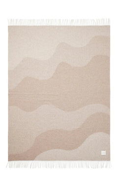 Compliments Waves Plaid 140x200 cm - Sand