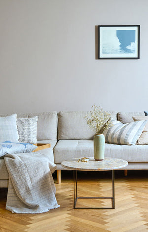 Compliments Cielo Plaid 130x190 cm - Sand/Grey