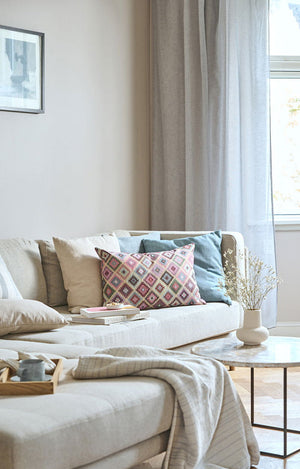 Compliments Cielo Plaid 130x190 cm - Sand/Grey