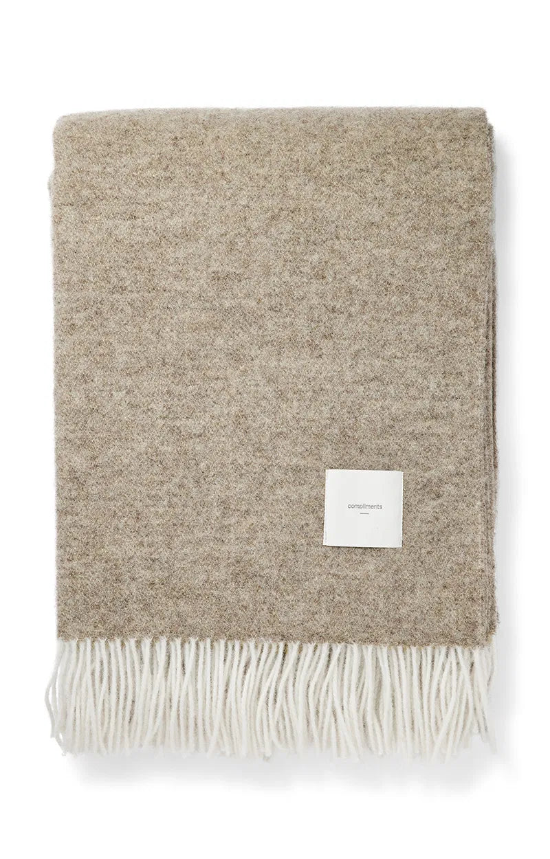Compliments Duo Plaid 140x200 cm - Taupe