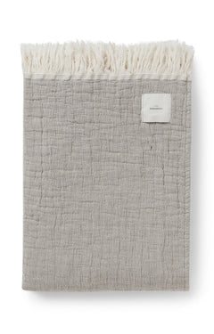 Compliments River Plaid 130x200 cm - Sand/Cream
