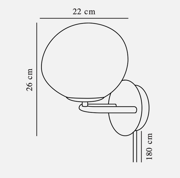 Nordlux Shapes vegglampe