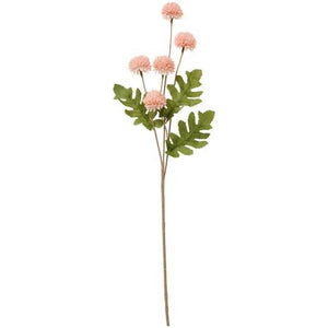 Blomsterstilk rosa fem blomster