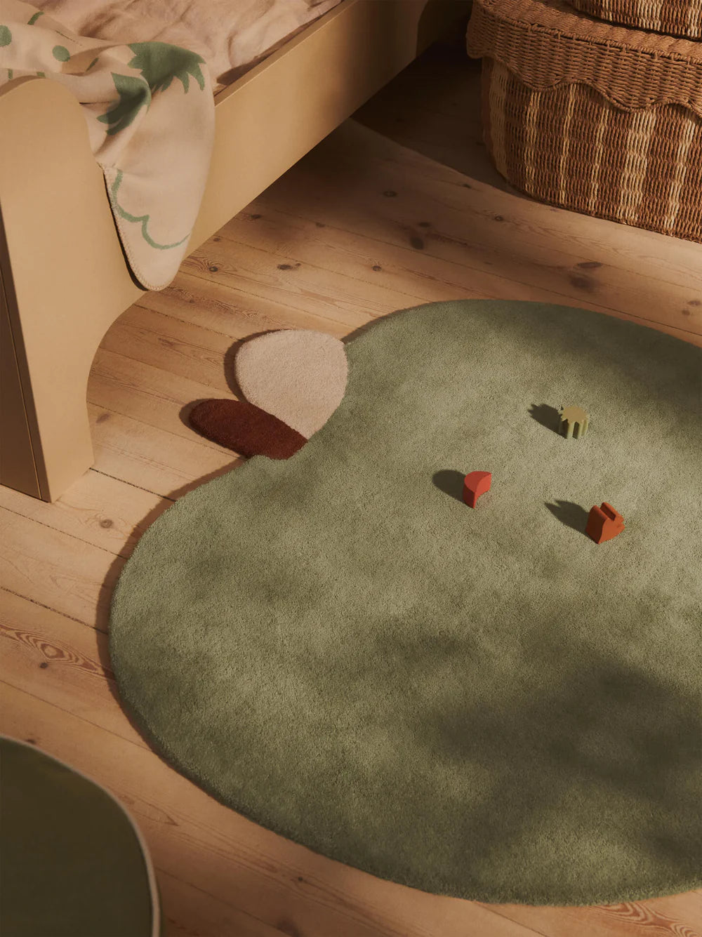 Eple Tuftet Teppe, tea green