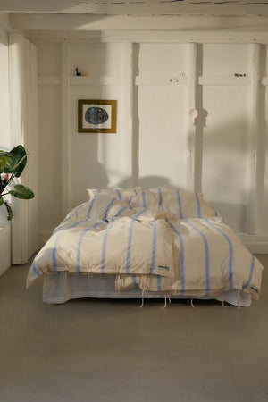 Percale dynetrekk - Ivory, lavender & mint