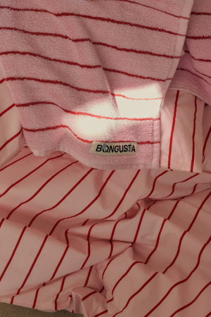 Percale putetrekk - Baby pink & ski patrol