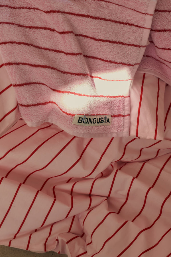 Percale putetrekk - Baby pink & ski patrol