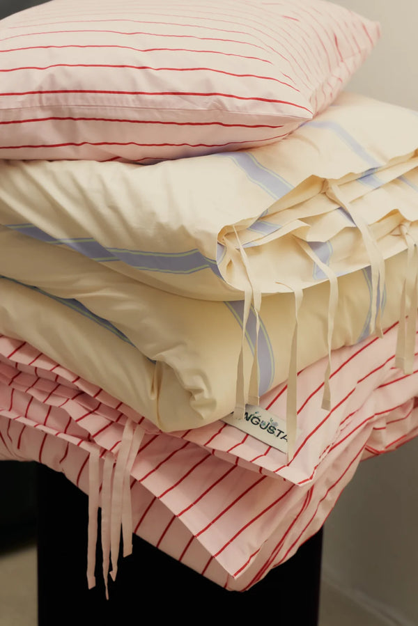Percale putetrekk - Baby pink & ski patrol