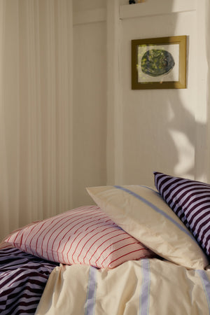 Percale putetrekk - Baby pink & ski patrol
