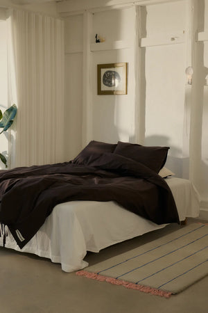 Percale putetrekk - Coffee