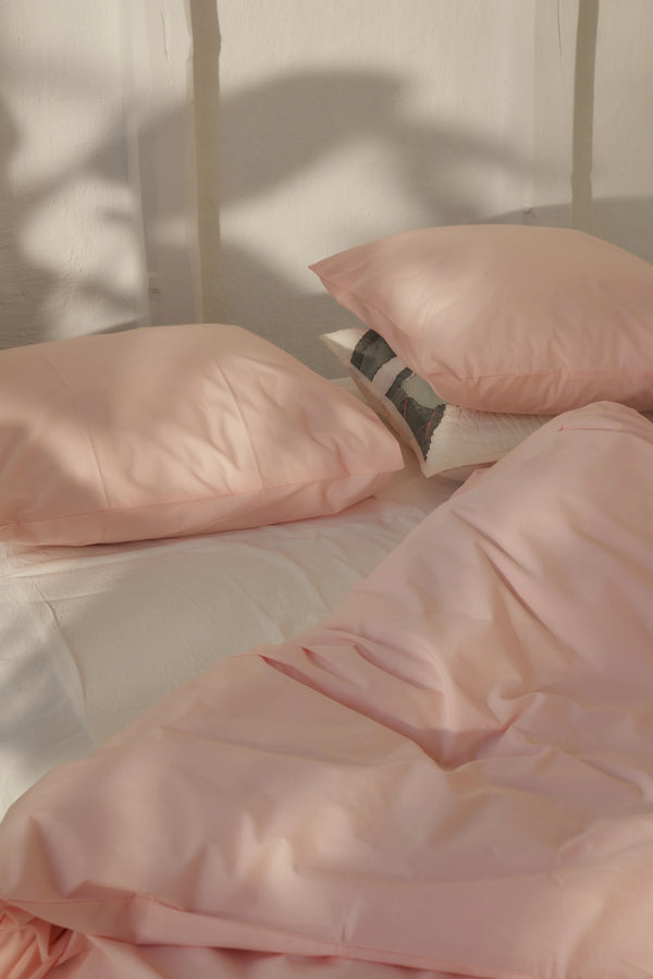 Percale putetrekk - Blush