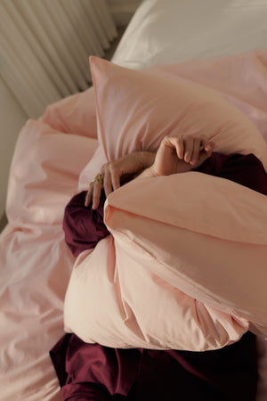 Percale putetrekk - Blush