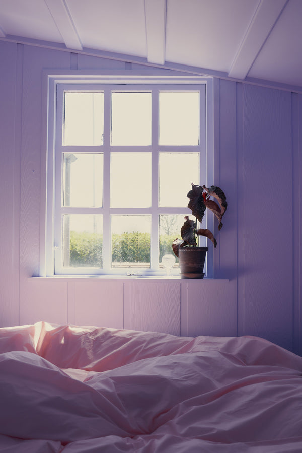 Percale dynetrekk - blush