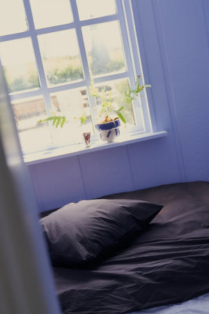 Percale putetrekk - Coffee