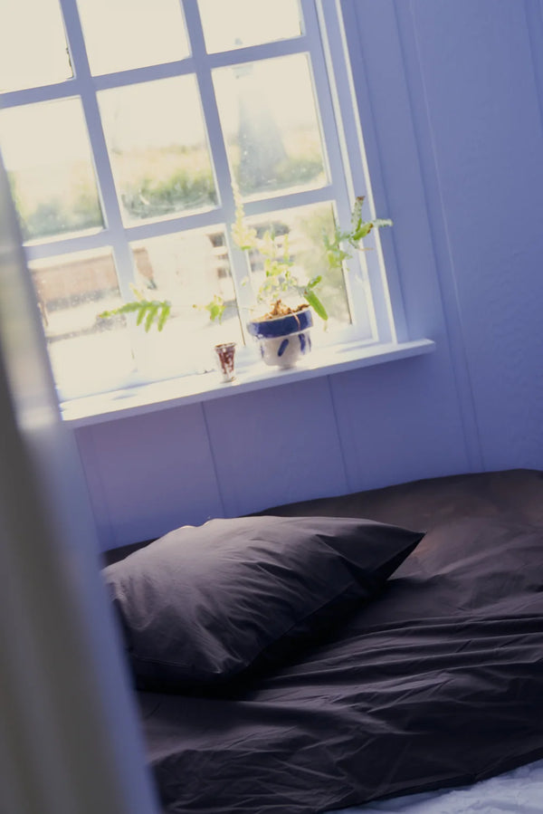 Percale putetrekk - Coffee
