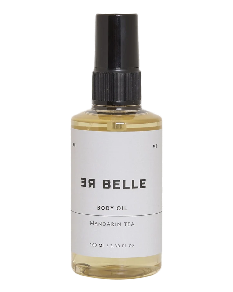 Body oil, mandarin tea