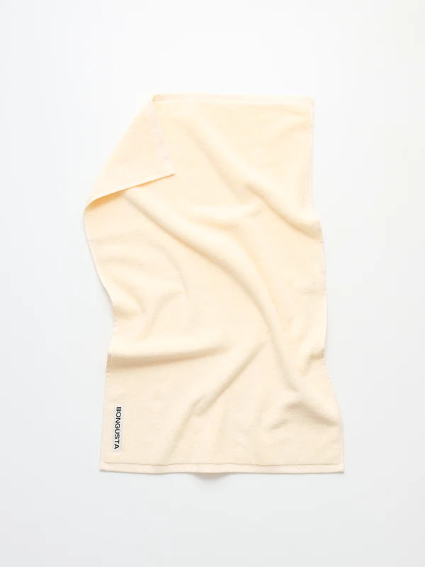 Naram Bath Towel - Bade Håndkle, creme & ink