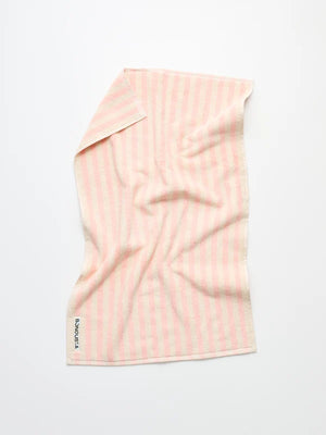 Naram Bath Towel - Bade Håndkle, creme & ink