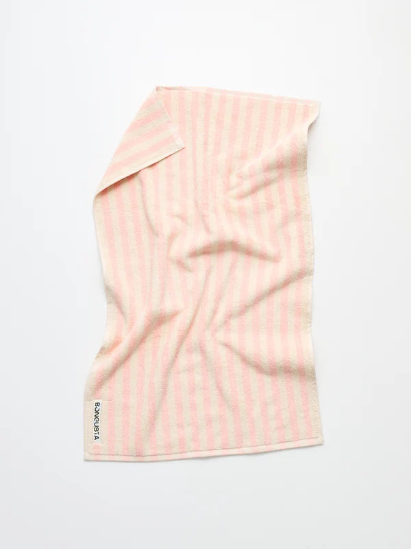 Naram Bath Towel - Bade Håndkle, creme & ink