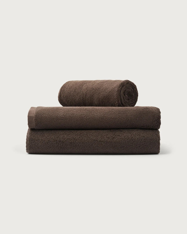 BONGUSTA Naram Hand Towels - Hånd Håndkle, creme & ink