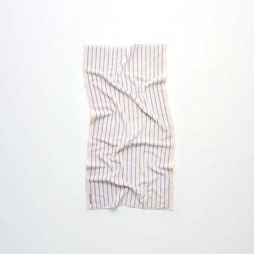 BONGUSTA Naram Bath Towel - Bade Håndkle, moonbeam & ultramarine
