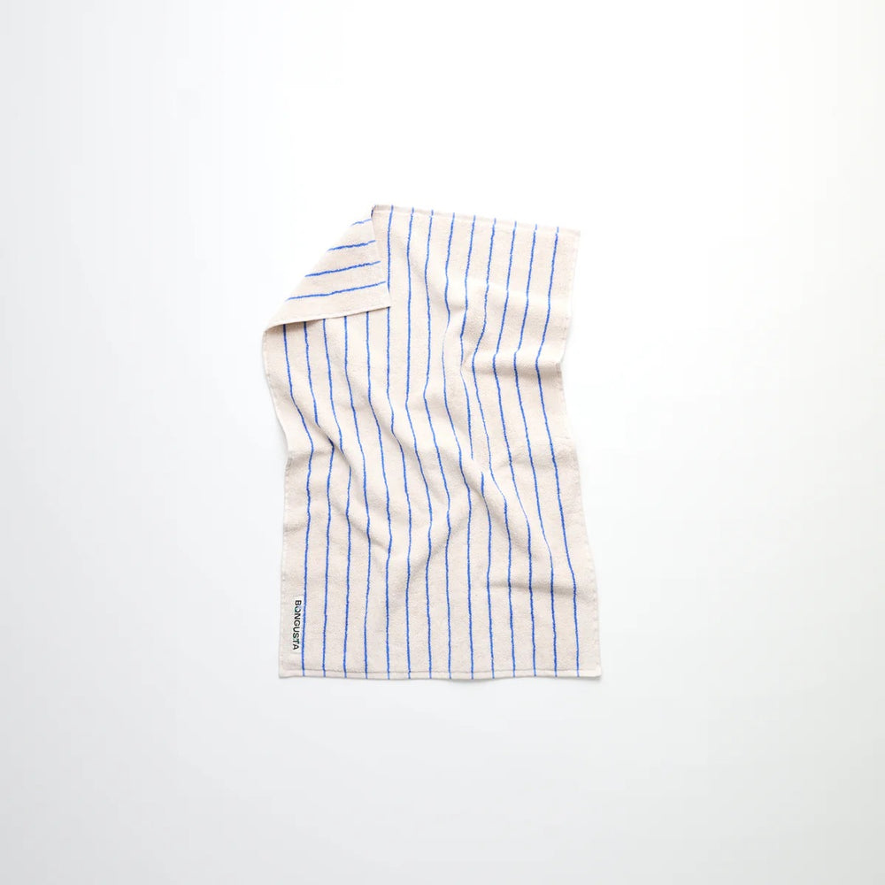 BONGUSTA Naram Hand Towels - Hånd Håndkle, moonbeam & ultramarine