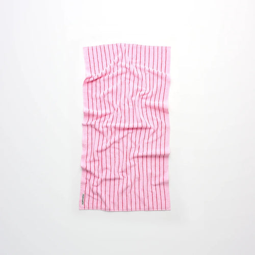 BONGUSTA Naram Bath Towel - Bade Håndkle, baby pink & ski patrol