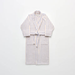 BONGUSTA Naram Bathrobe - Badekåpe, moonbeam & ultramarine