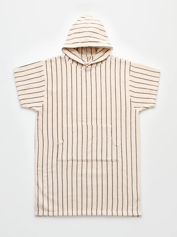 BONGUSTA Naram Poncho, creme & ink