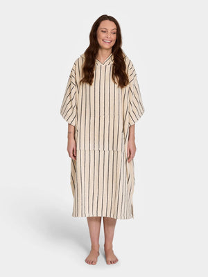 BONGUSTA Naram Poncho, creme & ink