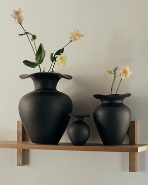 Florentina Vase M, black