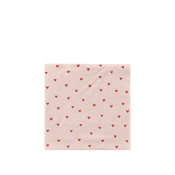 20-pk Papirservietter, Dolly myk rosa