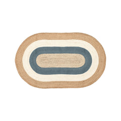 DIXIE Teppe Elin Oval, horizon blue 150x92