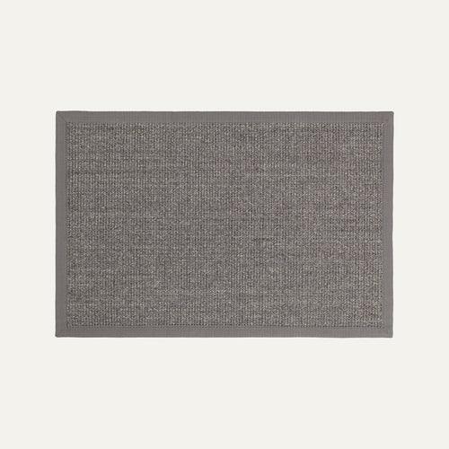 DIXIE Dørmatte Jenny, grey med kant 60x90