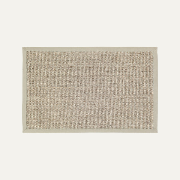 DIXIE Dørmatte Jenny, grey med kant 60x90