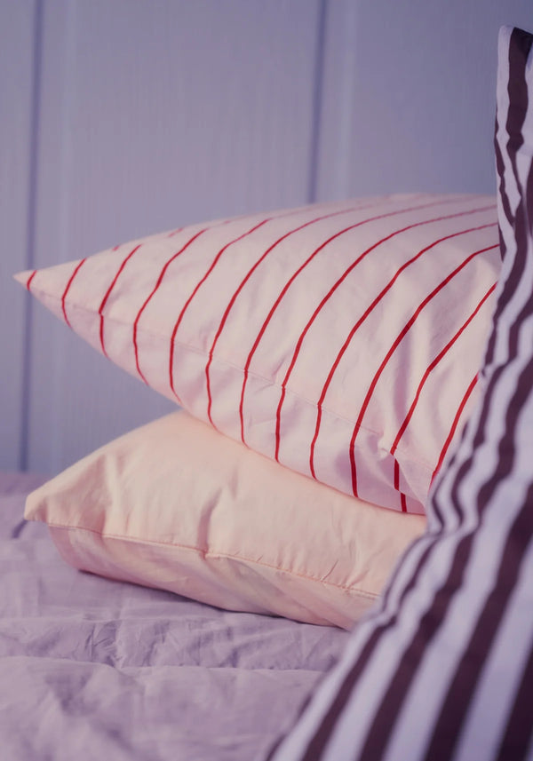 Percale putetrekk - Baby pink & ski patrol