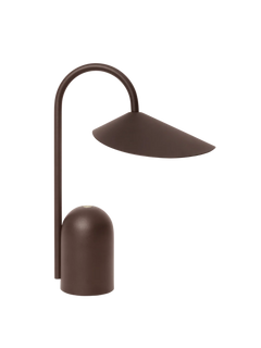 Arum Portable Lampe, chocolate brown