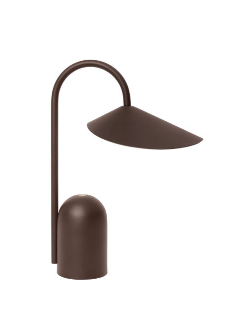 Arum Portable Lampe, chocolate brown