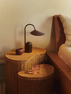 Arum Portable Lampe, chocolate brown
