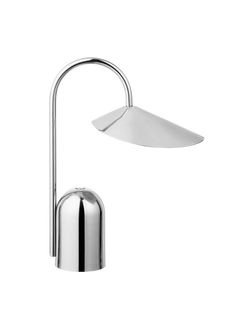 Arum Portable Lampe, stainless steel