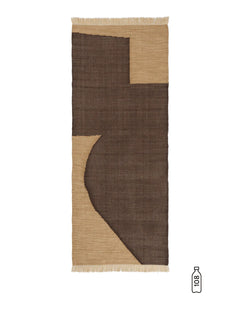 Forene Entréteppe i Tan/Chocolate, 80x200