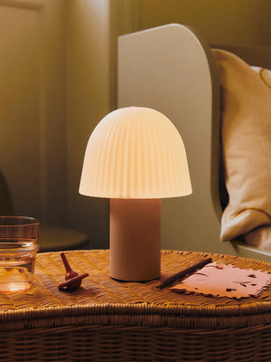 Frill Portable Lampe, rose/white