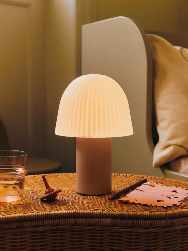 Frill Portable Lampe, rose/white