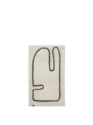 Lay Baderomsmatte, parchment/rust