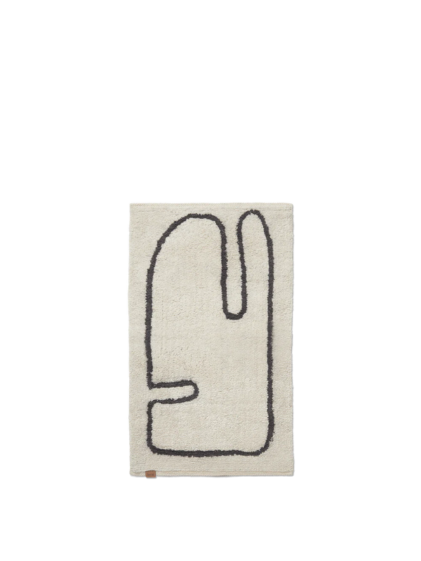 Lay Baderomsmatte, parchment/rust