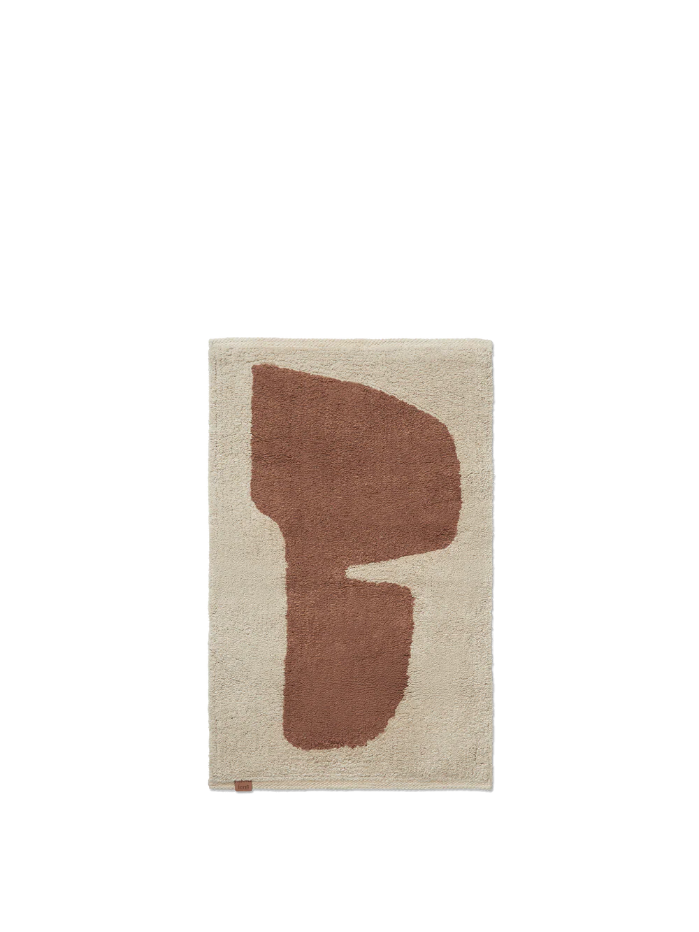 Lay Baderomsmatte, parchment/rust