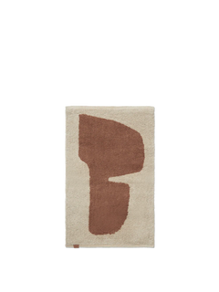 Lay Baderomsmatte, parchment/rust