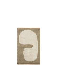 Lay Baderomsmatte, taupe/kremhvit