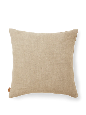 Senti Stripe putetrekk, linen/carob brown